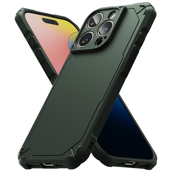 Husa pentru  iPhone 16 Pro Max Ringke Rugged Gear - Verde inchis
