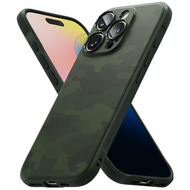 Husa pentru  iPhone 16 Pro Ringke Onyx - Verde