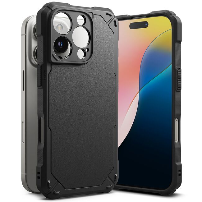 Husa pentru  iPhone 16 Pro Ringke Rugged Gear - Negru royal