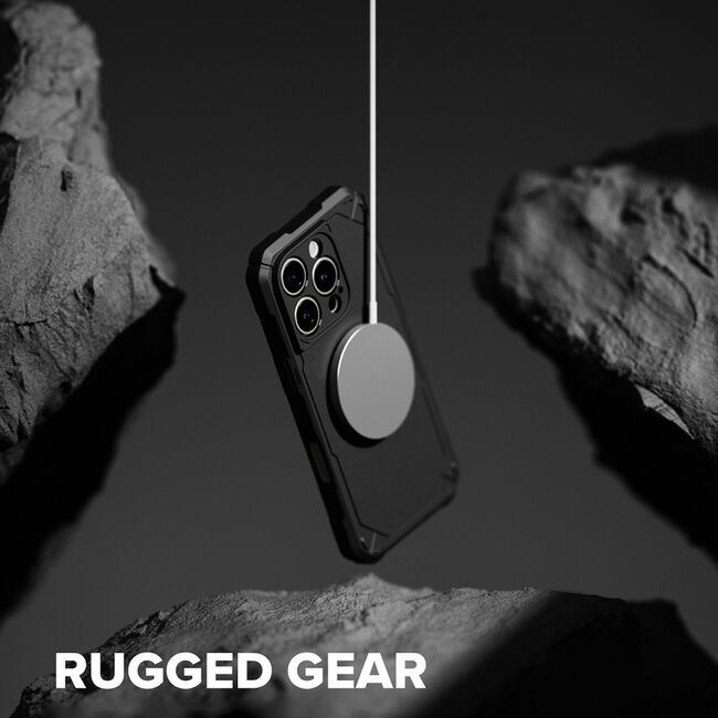 Husa pentru  iPhone 16 Pro Ringke Rugged Gear compatibila MagSafe - Verde