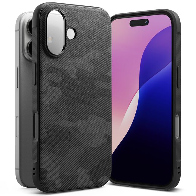 Husa pentru  iPhone 16 Ringke Onyx - Negru darth vader