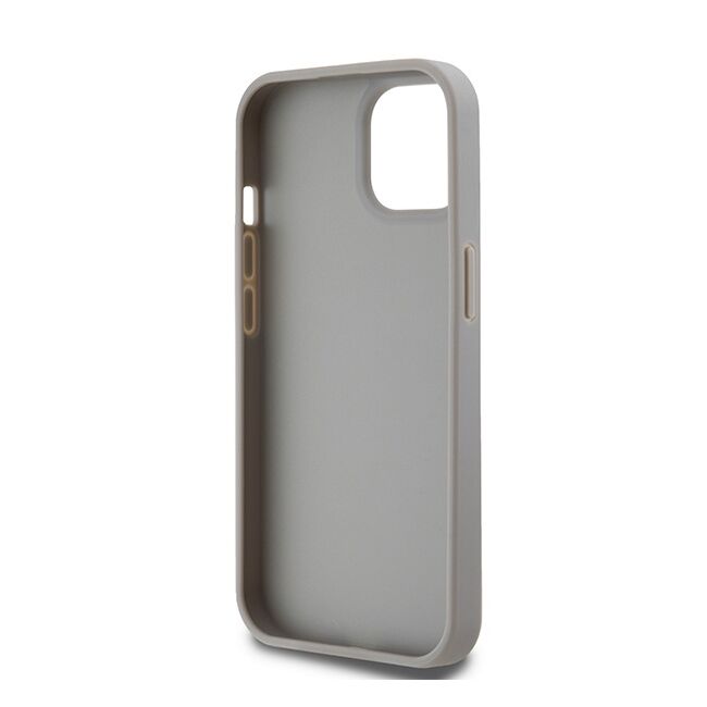 Husa premium pentru  iPhone 15 DKNY Pattern Energy - Gri deschis