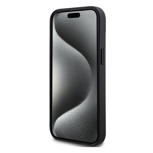 Husa premium pentru  iPhone 15 DKNY Pattern Energy - Gri inchis