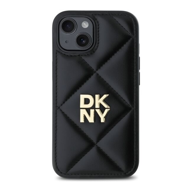 Husa premium pentru  iPhone 15 DKNY Pattern Energy - Negru