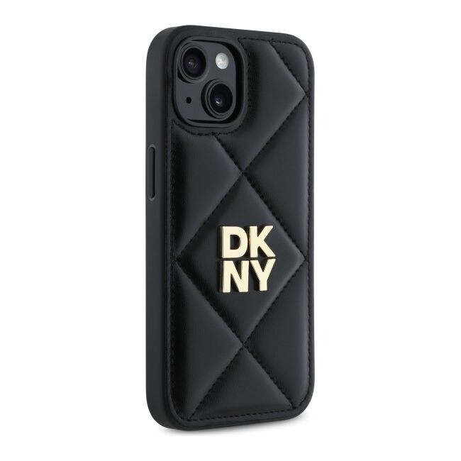 Husa premium pentru  iPhone 15 DKNY Pattern Energy - Negru
