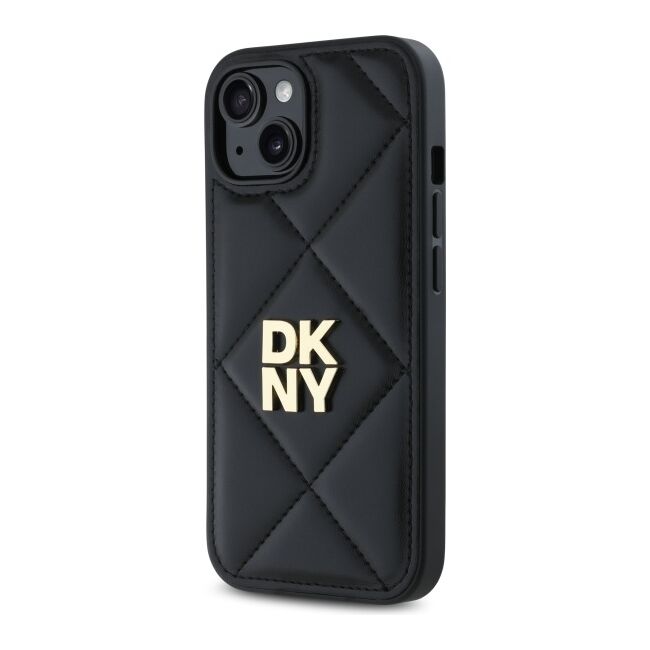 Husa premium pentru  iPhone 15 DKNY Pattern Energy - Negru