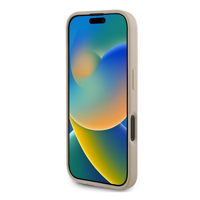 Husa premium pentru  iPhone 16 DKNY Pattern Energy - Bej