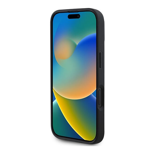 Husa premium pentru  iPhone 16 DKNY Pattern Energy - Gri inchis