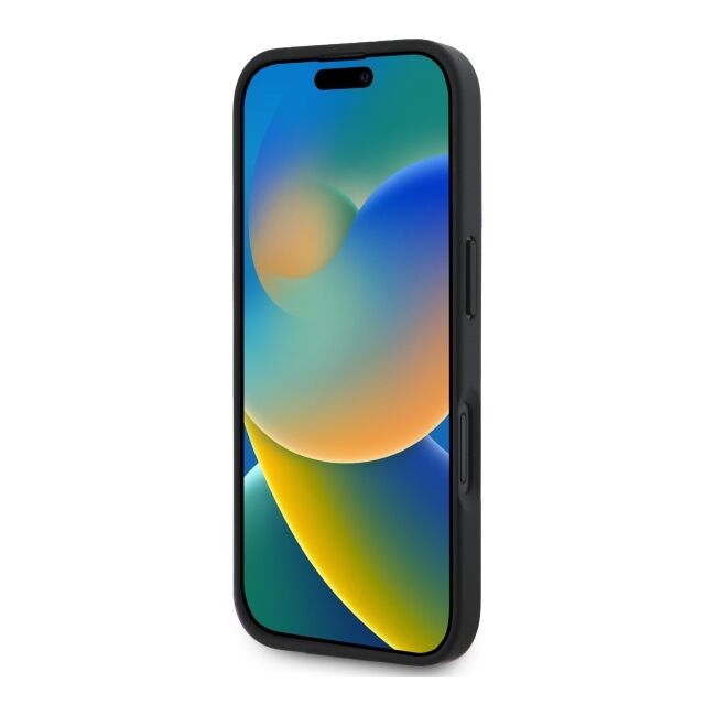 Husa premium pentru  iPhone 16 DKNY Pattern Energy - Gri