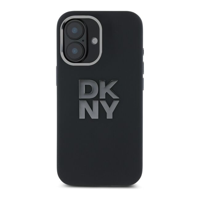 Husa premium pentru  iPhone 16 DKNY Pattern Energy - Negru electric