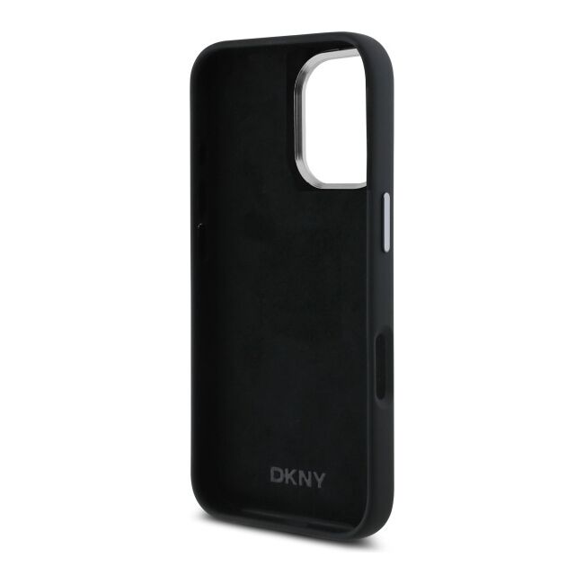 Husa premium pentru  iPhone 16 DKNY Pattern Energy - Negru electric