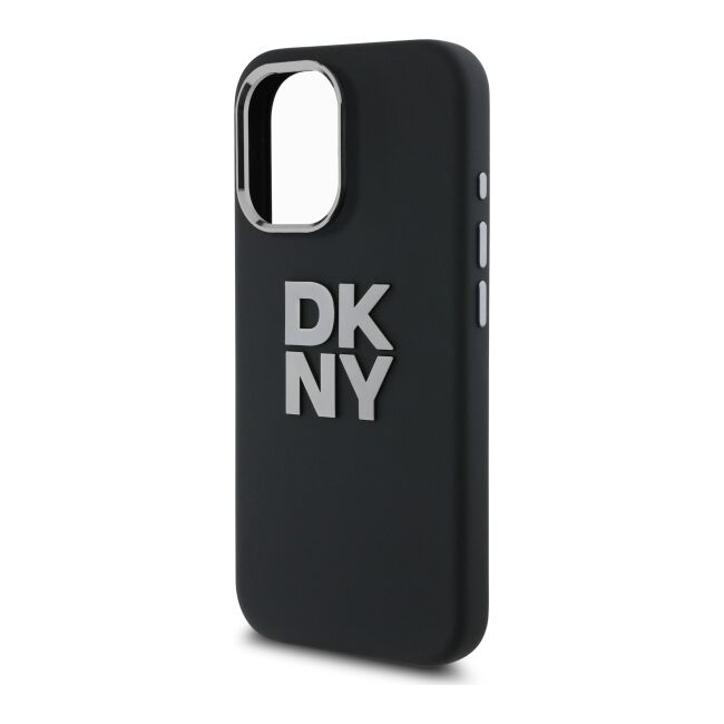 Husa premium pentru  iPhone 16 DKNY Pattern Energy - Negru electric