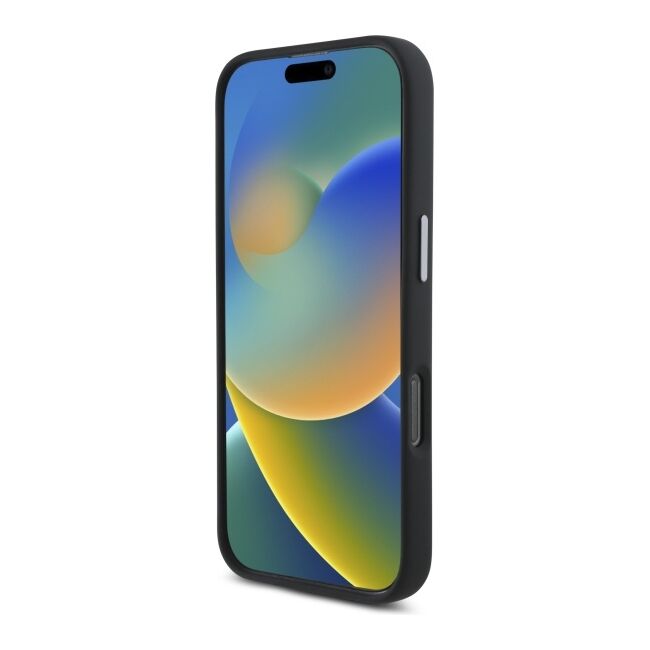 Husa premium pentru  iPhone 16 DKNY Pattern Energy - Negru electric