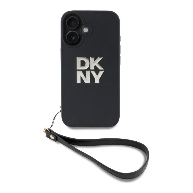 Husa premium pentru  iPhone 16 DKNY Pattern Energy - Negru print