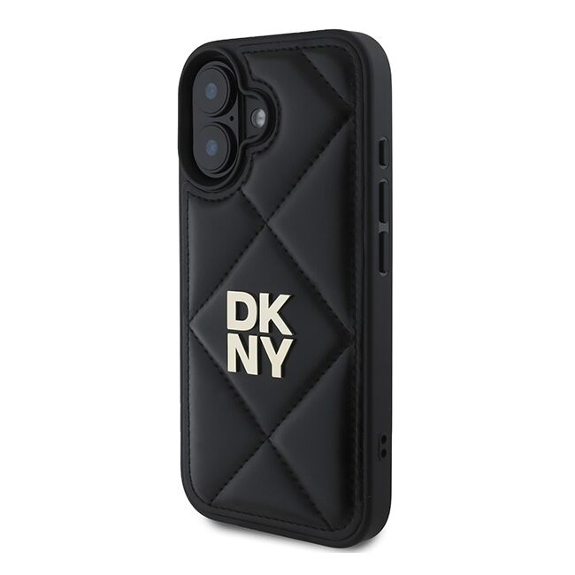 Husa premium pentru  iPhone 16 DKNY Pattern Energy - Negru