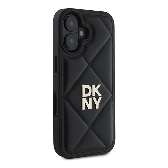 Husa premium pentru  iPhone 16 DKNY Pattern Energy - Negru