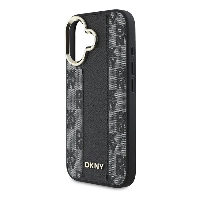 Husa premium pentru  iPhone 16 DKNY Urban compatibila MagSafe - Gri inchis