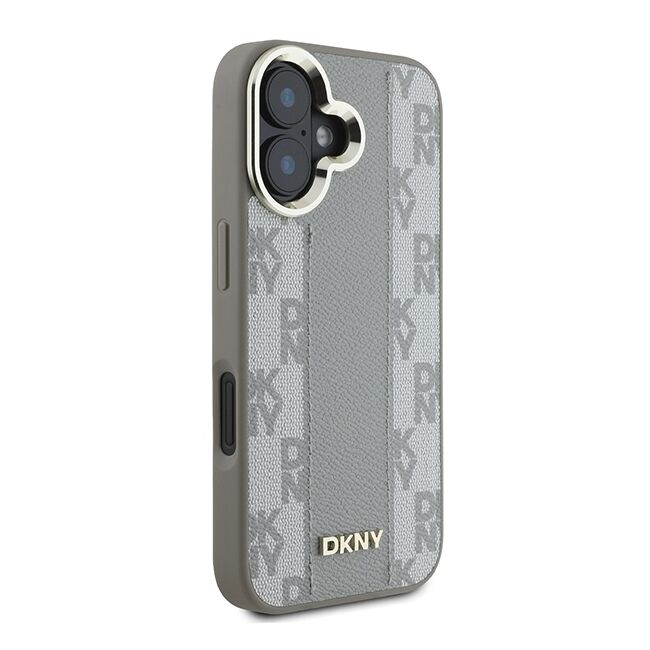 Husa premium pentru  iPhone 16 DKNY Urban compatibila MagSafe - Gri