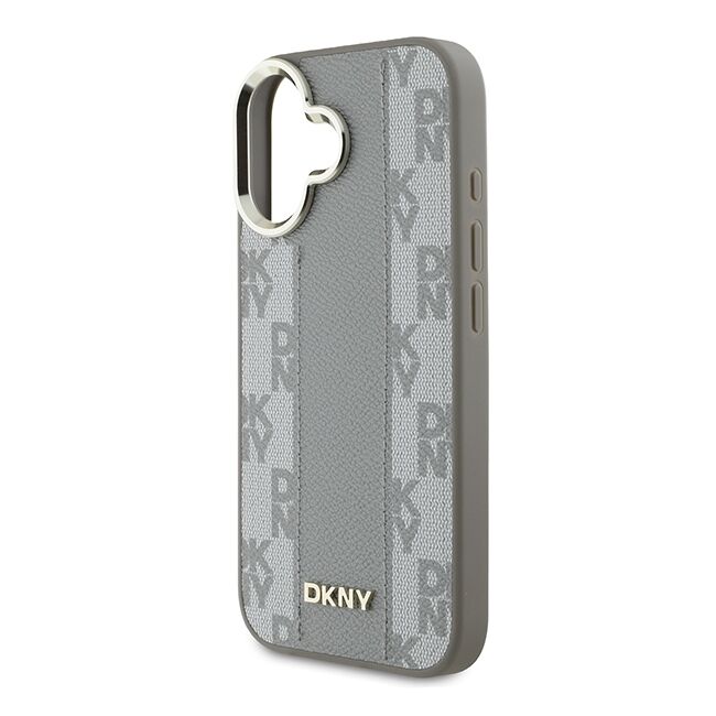 Husa premium pentru  iPhone 16 DKNY Urban compatibila MagSafe - Gri