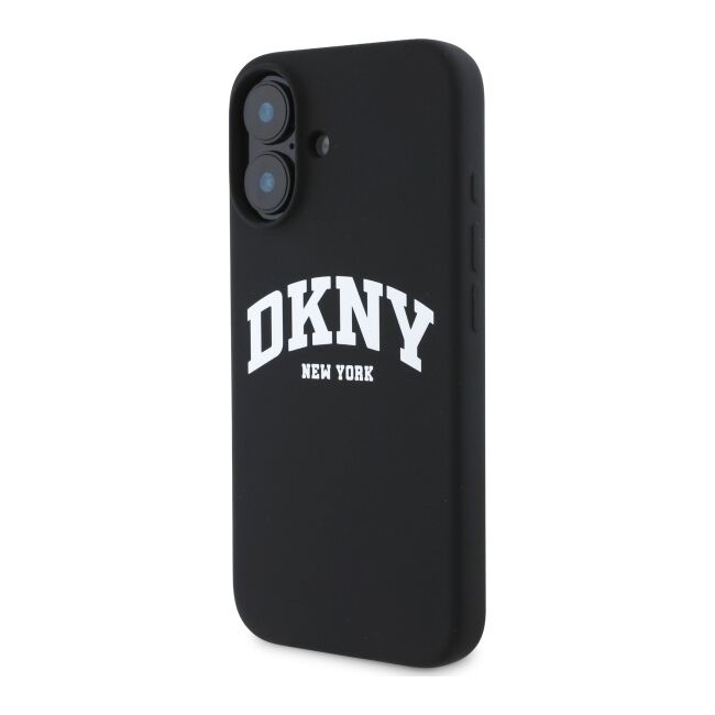 Husa premium pentru  iPhone 16 DKNY Urban compatibila MagSafe - Negru denim