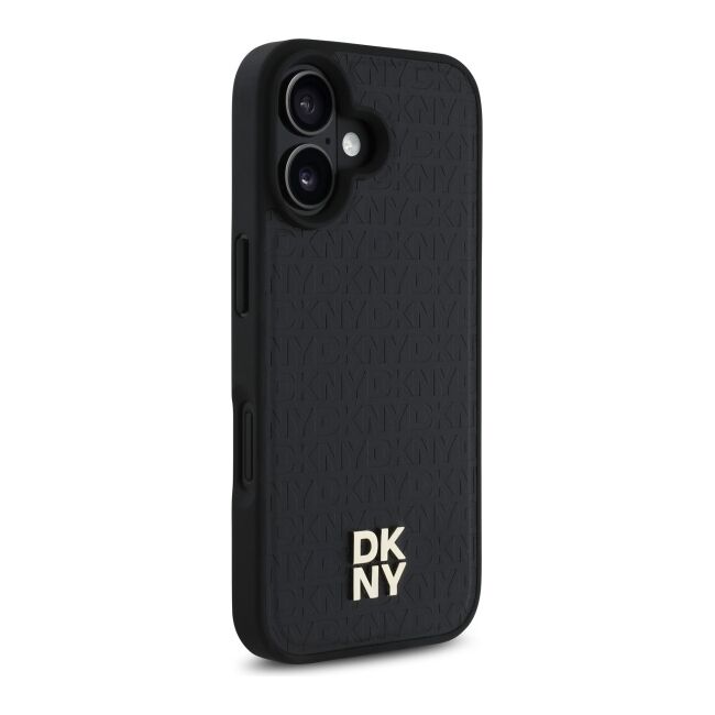 Husa premium pentru  iPhone 16 DKNY Urban compatibila MagSafe - Negru