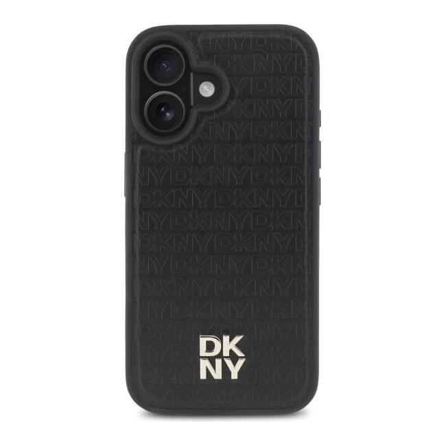Husa premium pentru  iPhone 16 DKNY Urban compatibila MagSafe - Negru