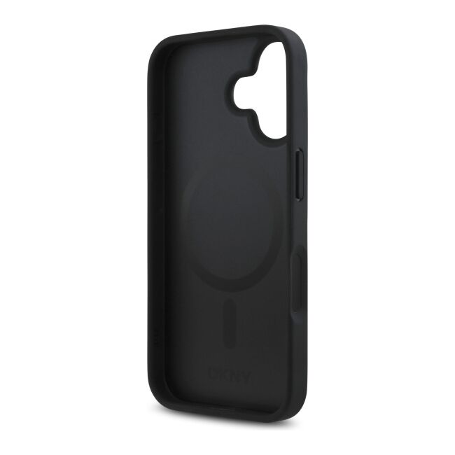 Husa premium pentru  iPhone 16 DKNY Urban compatibila MagSafe - Negru