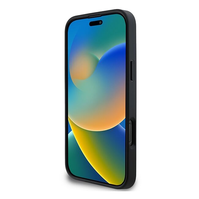 Husa premium pentru  iPhone 16 Pro DKNY Pattern Energy - Negru