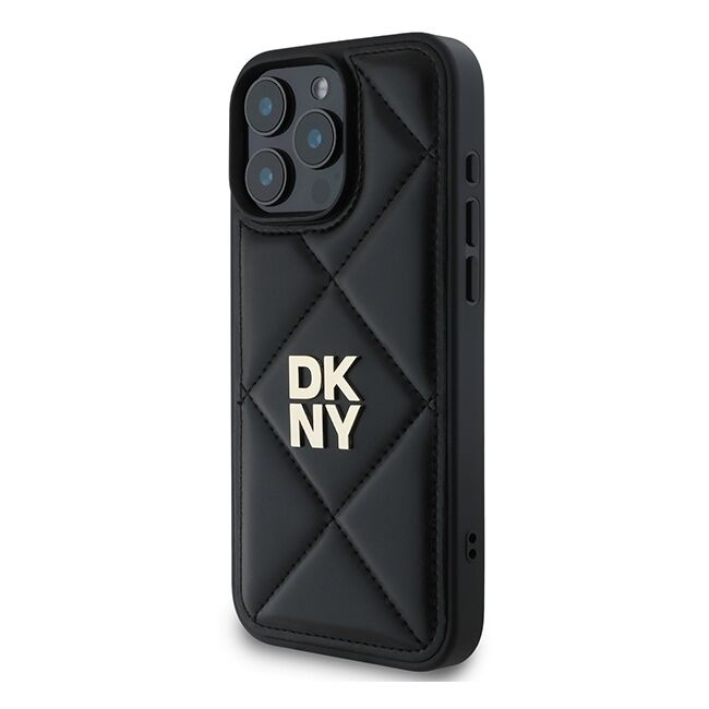Husa premium pentru  iPhone 16 Pro DKNY Pattern Energy - Negru