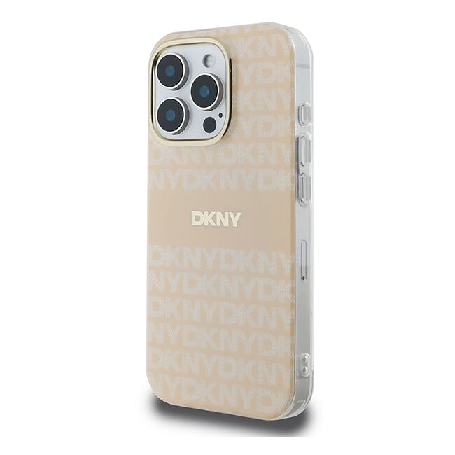 Husa premium pentru  iPhone 16 Pro DKNY Urban compatibila MagSafe - Bej