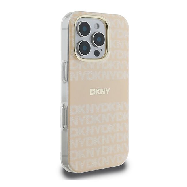 Husa premium pentru  iPhone 16 Pro DKNY Urban compatibila MagSafe - Bej