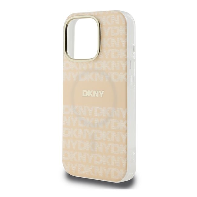 Husa premium pentru  iPhone 16 Pro DKNY Urban compatibila MagSafe - Bej