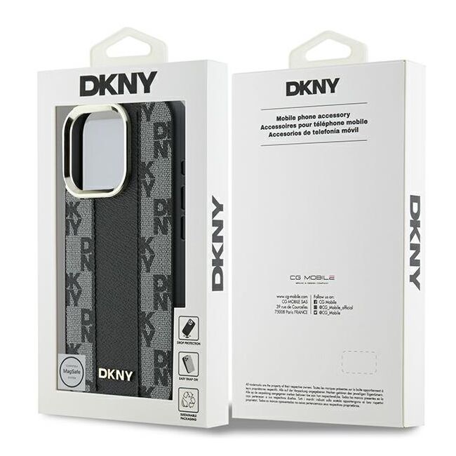 Husa premium pentru  iPhone 16 Pro DKNY Urban compatibila MagSafe - Gri