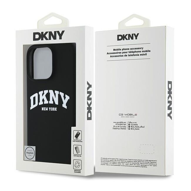 Husa premium pentru  iPhone 16 Pro DKNY Urban compatibila MagSafe - Negru denim