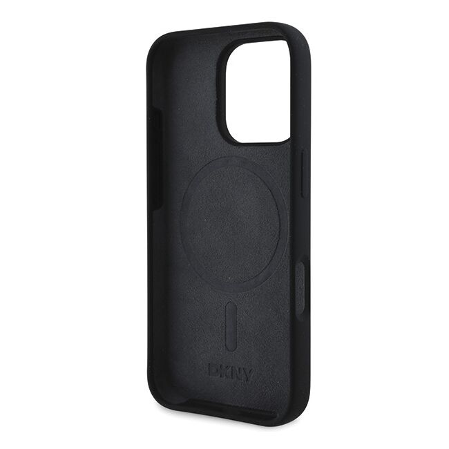 Husa premium pentru  iPhone 16 Pro DKNY Urban compatibila MagSafe - Negru denim