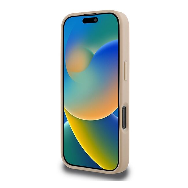 Husa premium pentru  iPhone 16 Pro Max DKNY Pattern Energy - Bej