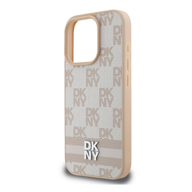Husa premium pentru  iPhone 16 Pro Max DKNY Pattern Energy - Bej