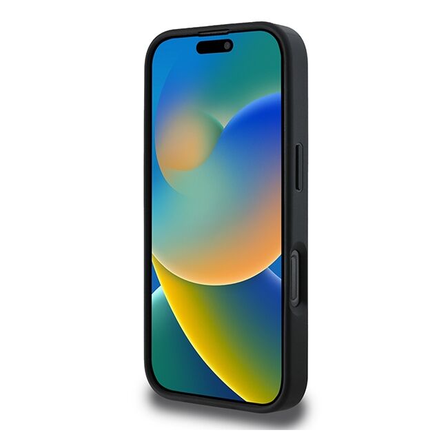 Husa premium pentru  iPhone 16 Pro Max DKNY Pattern Energy - Gri
