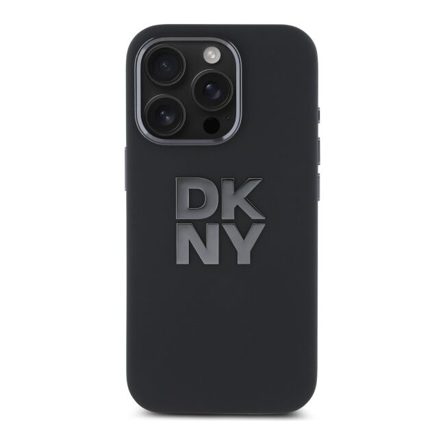 Husa premium pentru  iPhone 16 Pro Max DKNY Pattern Energy - Negru electric