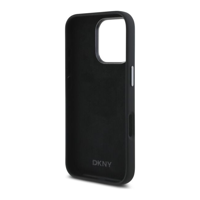 Husa premium pentru  iPhone 16 Pro Max DKNY Pattern Energy - Negru electric