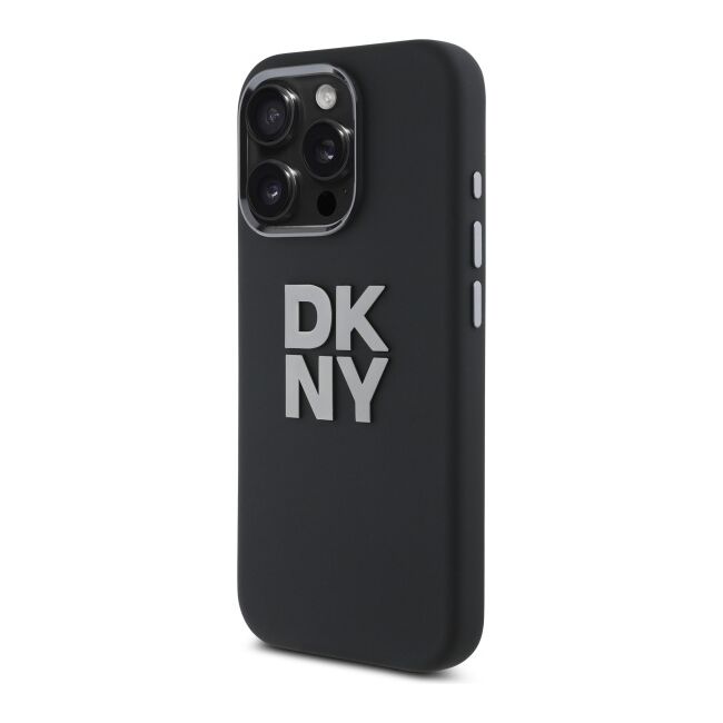 Husa premium pentru  iPhone 16 Pro Max DKNY Pattern Energy - Negru electric