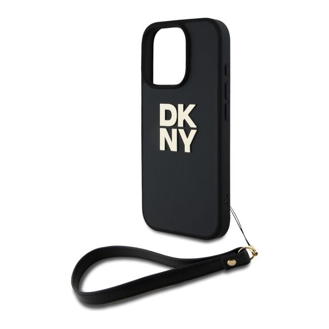 Husa premium pentru  iPhone 16 Pro Max DKNY Pattern Energy - Negru print
