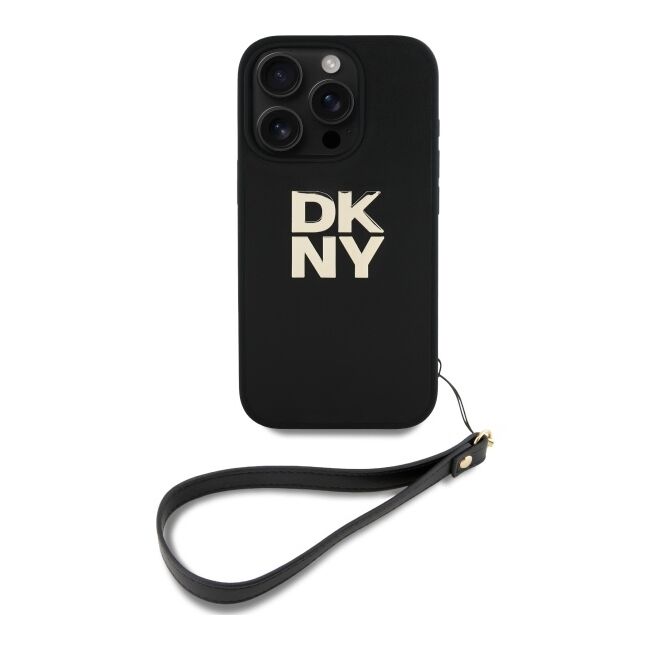 Husa premium pentru  iPhone 16 Pro Max DKNY Pattern Energy - Negru print