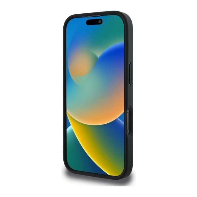 Husa premium pentru  iPhone 16 Pro Max DKNY Pattern Energy - Negru royal