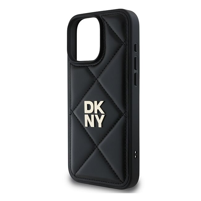 Husa premium pentru  iPhone 16 Pro Max DKNY Pattern Energy - Negru
