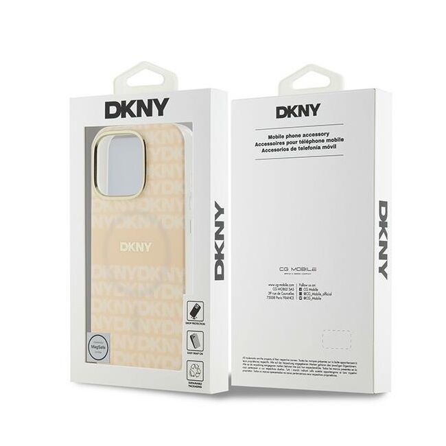 Husa premium pentru  iPhone 16 Pro Max DKNY Urban compatibila MagSafe - Bej