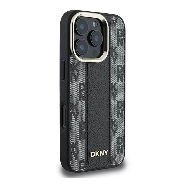 Husa premium pentru  iPhone 16 Pro Max DKNY Urban compatibila MagSafe - Gri inchis