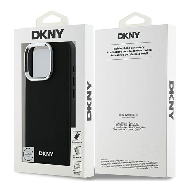 Husa premium pentru  iPhone 16 Pro Max DKNY Urban compatibila MagSafe - Negru denim