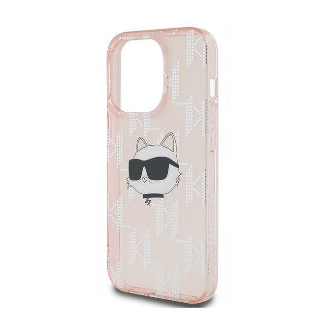 Husa premium pentru  iPhone 14 Pro Max Karl Lagerfeld superior quality - Roz