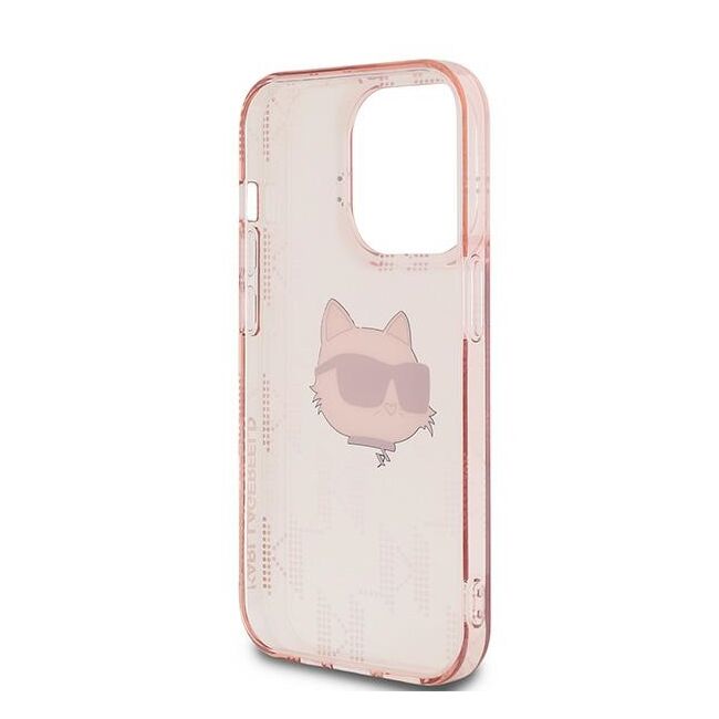 Husa premium pentru  iPhone 14 Pro Max Karl Lagerfeld superior quality - Roz